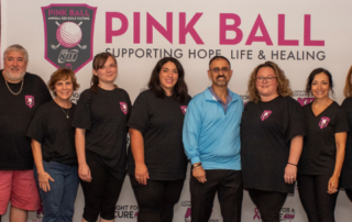 PinkBall 2021 Group Photo with staff